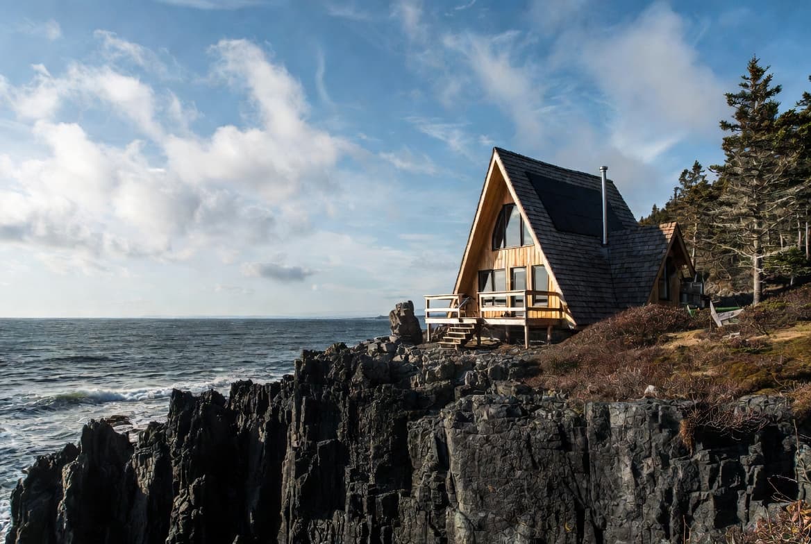 Off-grid oceanfront cabin on Grand Manan — photo 1